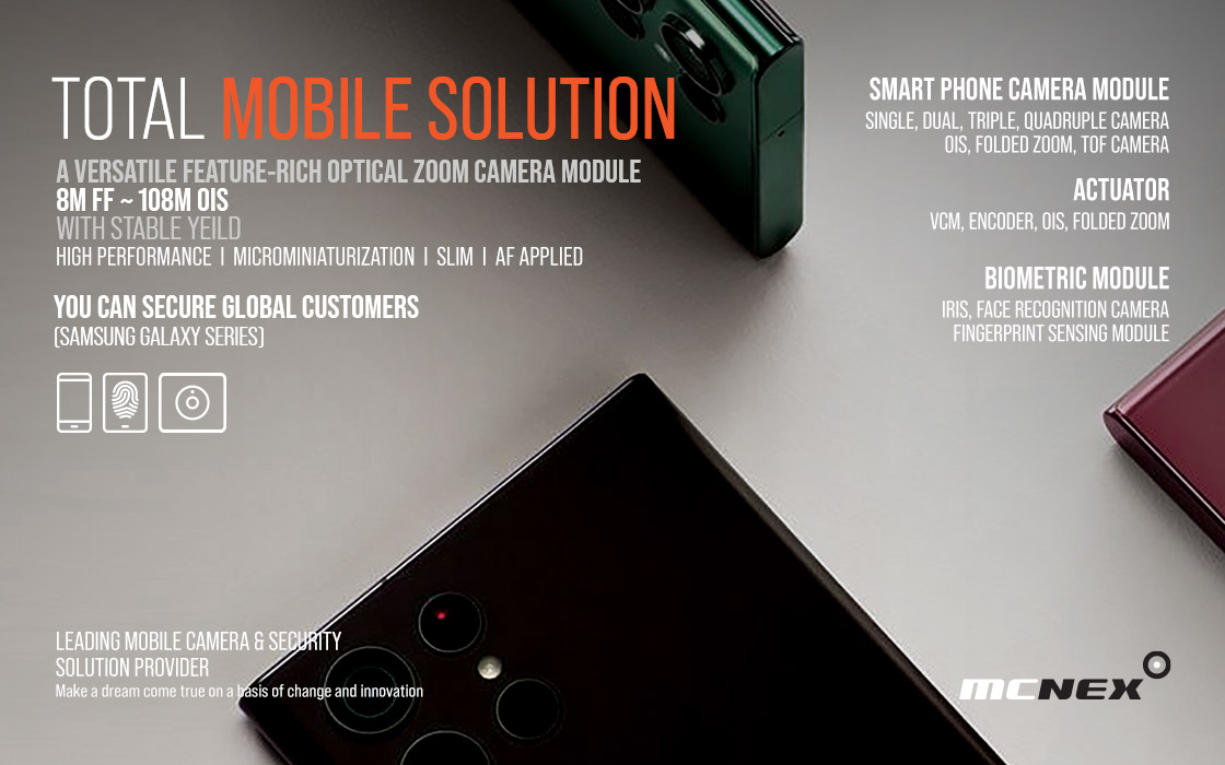 스마트폰 카메라 모듈과 ToF 기반 3D 센싱을 설명하는 이미지